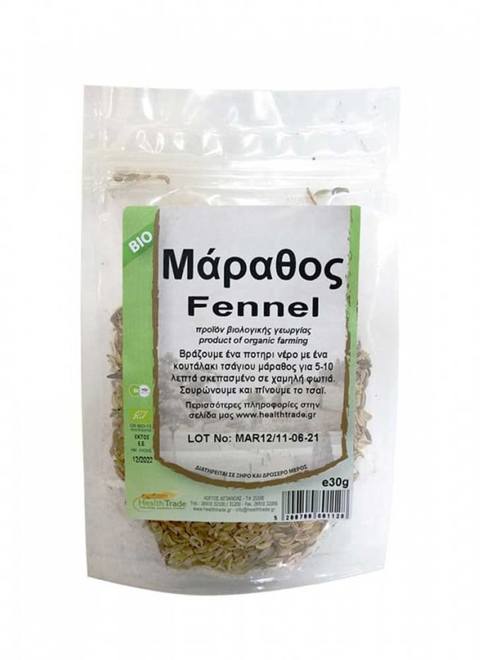 Μάραθος (Φινόκιο) Βιολογικό 30gr Health Trade
